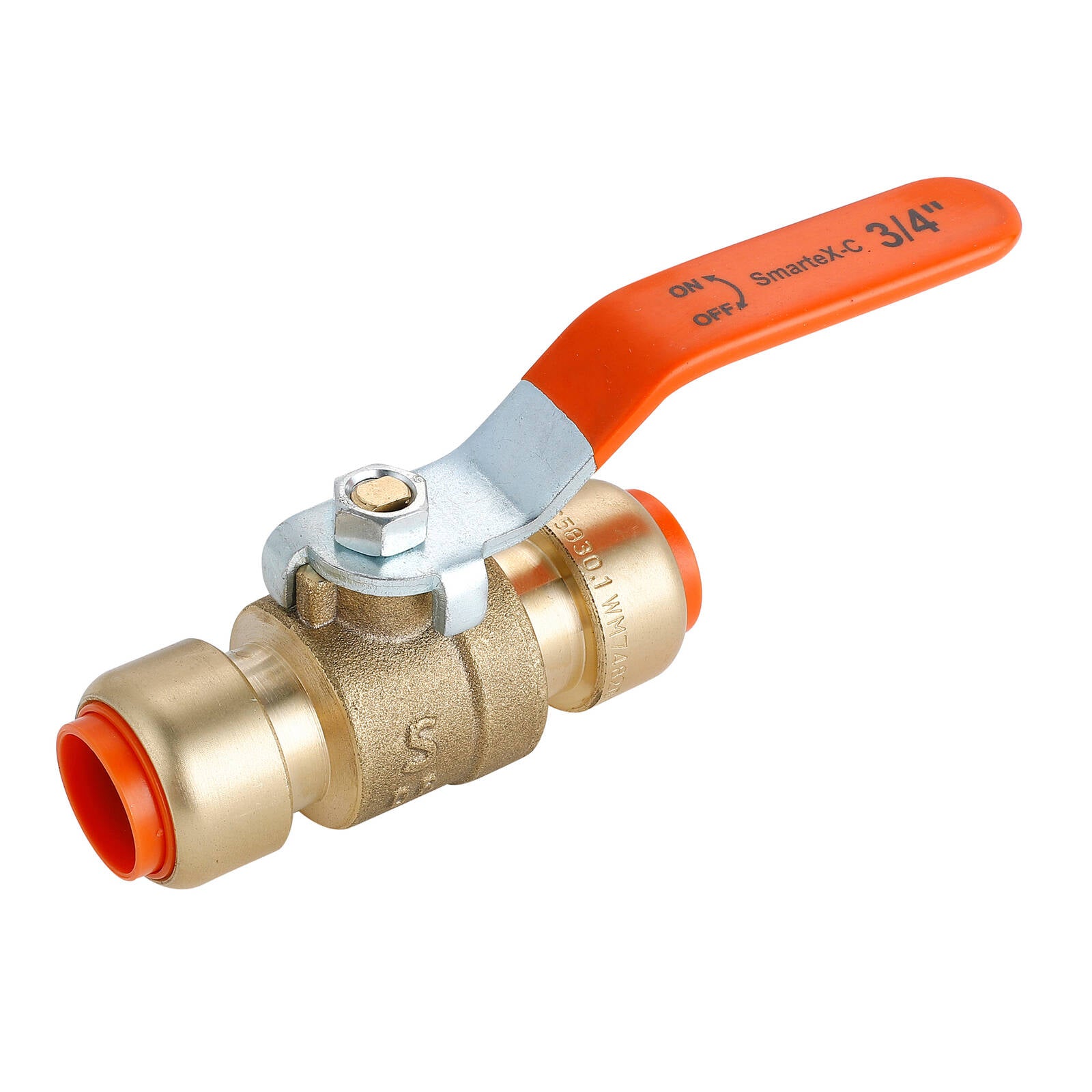 SmarteX-COPPER 20mm Push-to-Fit Lead Free Brass Ball Valve