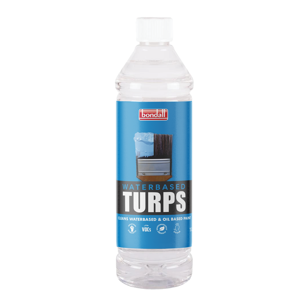 Bondall Waterbased Turps - 1L - Non-Toxic, Odourless Cleaning Solution - SuperSaverAU - view 1