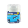 Narva 4mm Blue Butt Splice Cable Joiner 100 Pack Flared Vinyl Insulated - SuperSaverAU - view 1