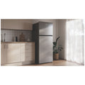 Haier 443L Top Mount Fridge - Satina Silver - Frost Free - Super Cooling - 4.5 Star Energy Rating - HRF450TS