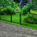 PEAK Chain Link Fencing 38mm Black Die-Cast Aluminium Line Post Cap