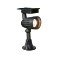 Luxzone 35cm 60lm Aluminium LED Solar Pathway Light, Adjustable Head, Weather Resistant