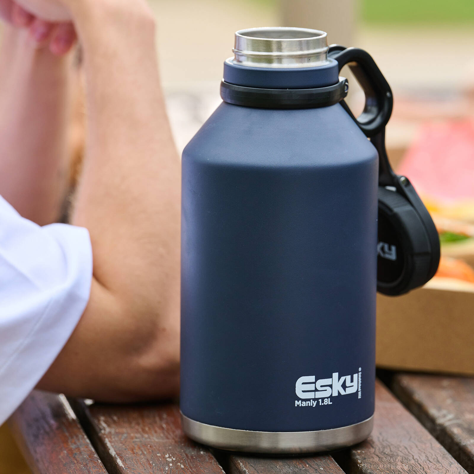 Esky 1.8L Blue Manly Hydration Drink Bottle Flask