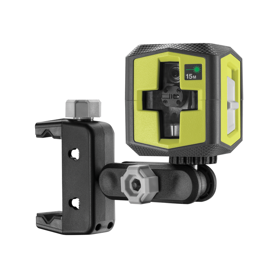 Ryobi 15m Green Cross Line Laser - Self-Leveling - Accurate Alignment - SuperSaverAU - view 1