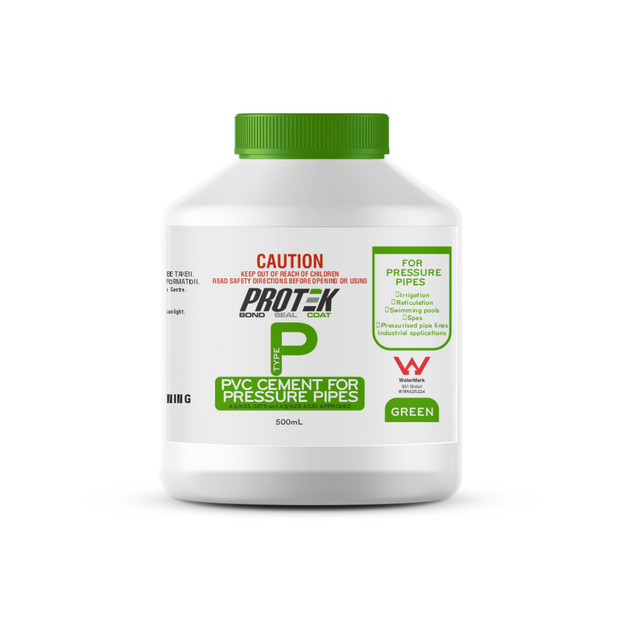 Protek PVC Cement - 500ml - Green - High Pressure Use - SuperSaverAU - view 1
