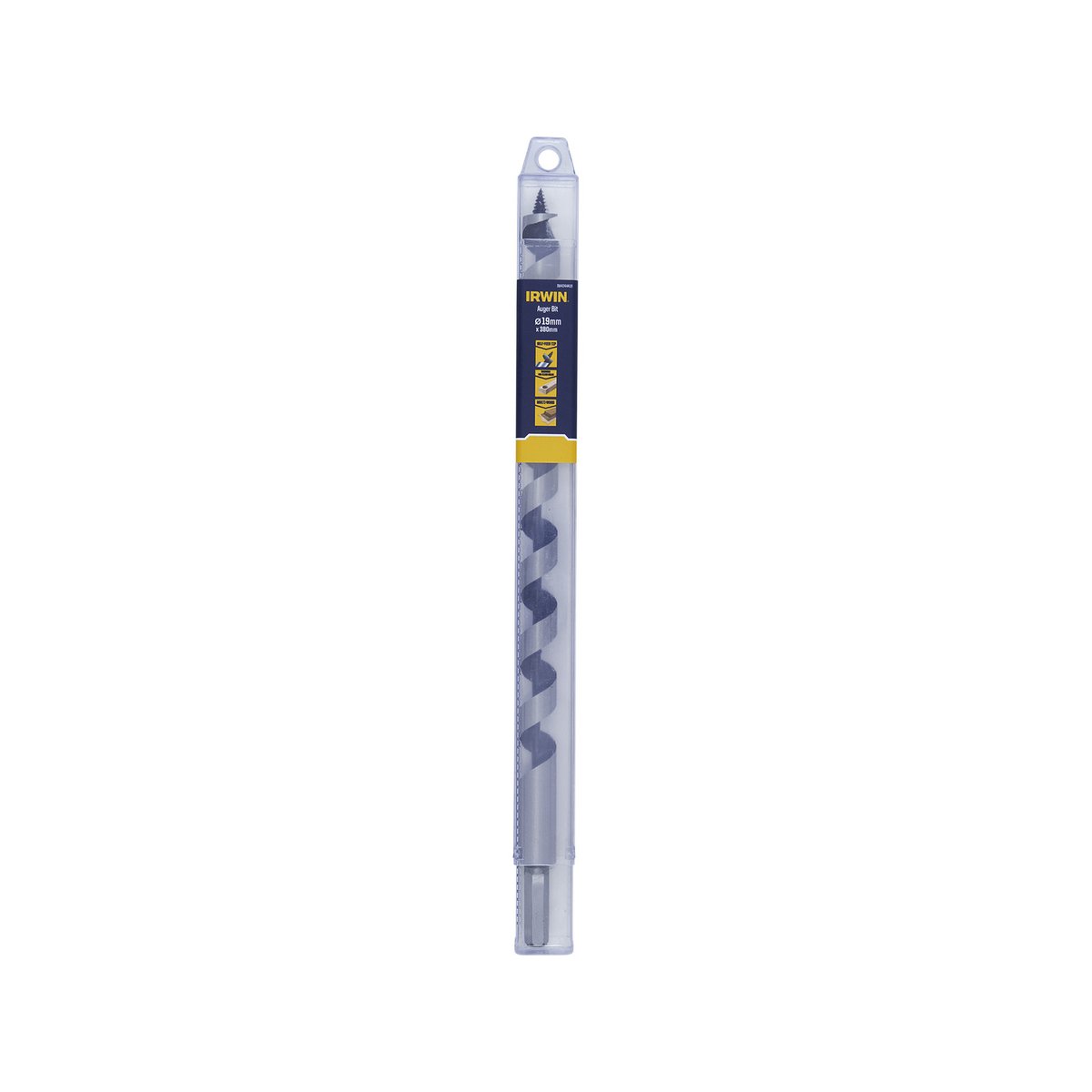 Irwin Auger Bit 19 x 380mm - Durable Hardened Steel - Self-Pulling Thread - SuperSaverAU - view 2