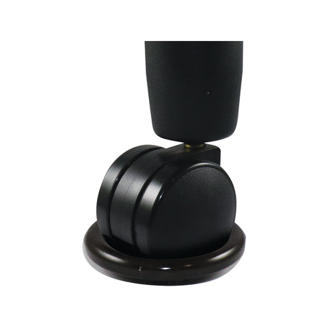 Surface Gard 30mm Brown Carpet Base Round Castor Cups - 4 Pack