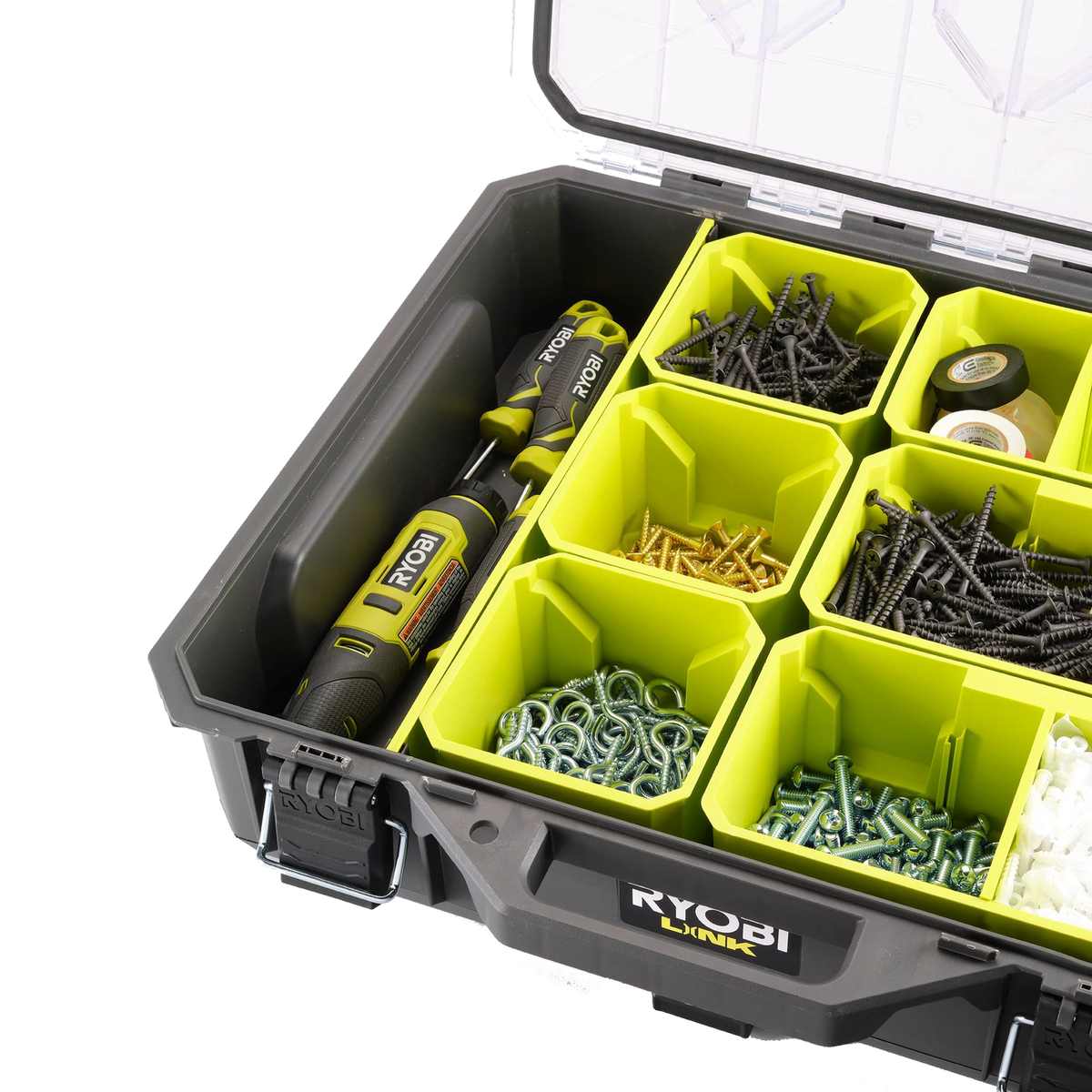Ryobi Link Small Parts Organiser - Modular Storage Solution 445mm x 150mm x 510mm - SuperSaverAU - view 4