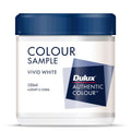 Dulux Sample Pot 250ml White, Water Based Low Sheen, Interior Colour Tester