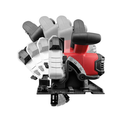 Ozito PXC Brushless Circular Saw - 18V - 184mm - Adjustable Depth - Red/Black