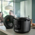 Philips 3000 Series 8L Multi Cooker - 35 Preset Programs, DualPulse Pressure, Black Steel - HD2823-80