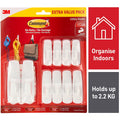 Command White Adhesive Mixed Hooks Value Pack - 10 Pack Damage-Free