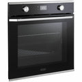 DeLonghi 60cm Multifunction Built-In Oven - 85L, Air Fry, Easy Steam, Black Glass - NSM11NL