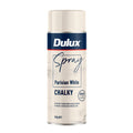 Dulux 340g Parisian White Chalky Spray Paint, Matte Finish for Furniture