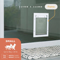 Hakuna Pets Small Pet Door - 170mm x 230mm - Aluminium - Lockable - SuperSaverAU - view 2