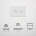 Deta 15A Solid Plate Single Power Point - Standard Size - Polycarbonate - Durable - SuperSaverAU - view 2