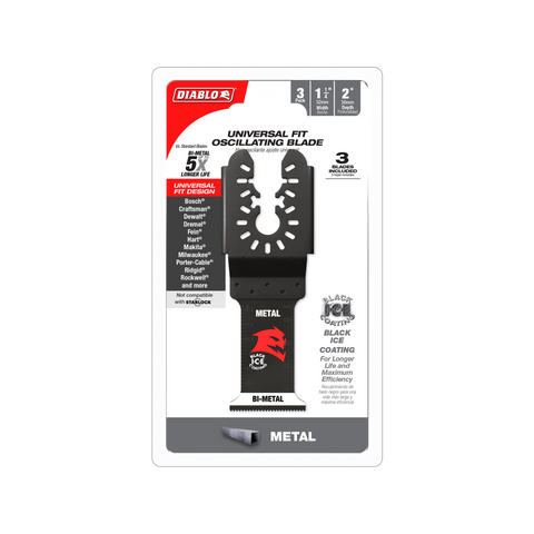 Diablo Bi Metal Multi Tool Blades for Metal 32mm 3 Pack - Universal Fit - SuperSaverAU - view 1