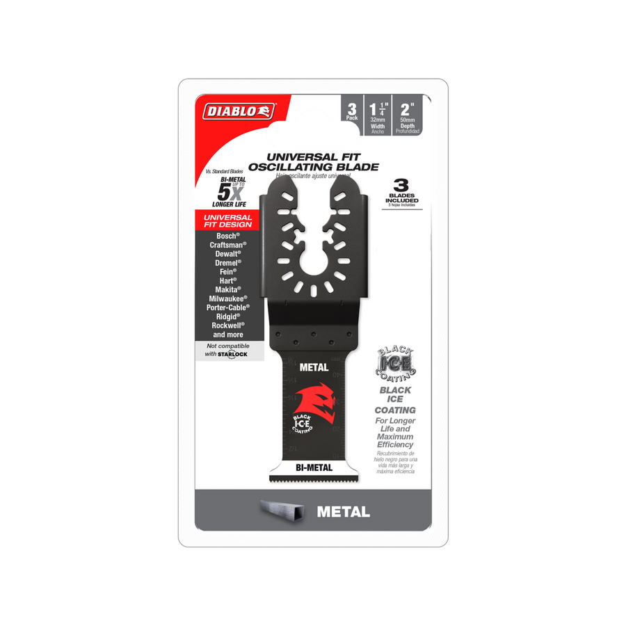 Diablo Bi Metal Multi Tool Blades for Metal 32mm 3 Pack - Universal Fit - SuperSaverAU - view 1