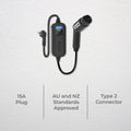Deta 3.6kW 15A Portable EV Charger - 5m Cable - IP68 Weather Resistant - SuperSaverAU - view 2