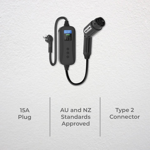 Deta 3.6kW 15A Portable EV Charger with 5m Cable DEVP15B