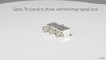 Antsig 3 Way F-Connector Splitter 5-2400MHz Zinc/Aluminium AP143
