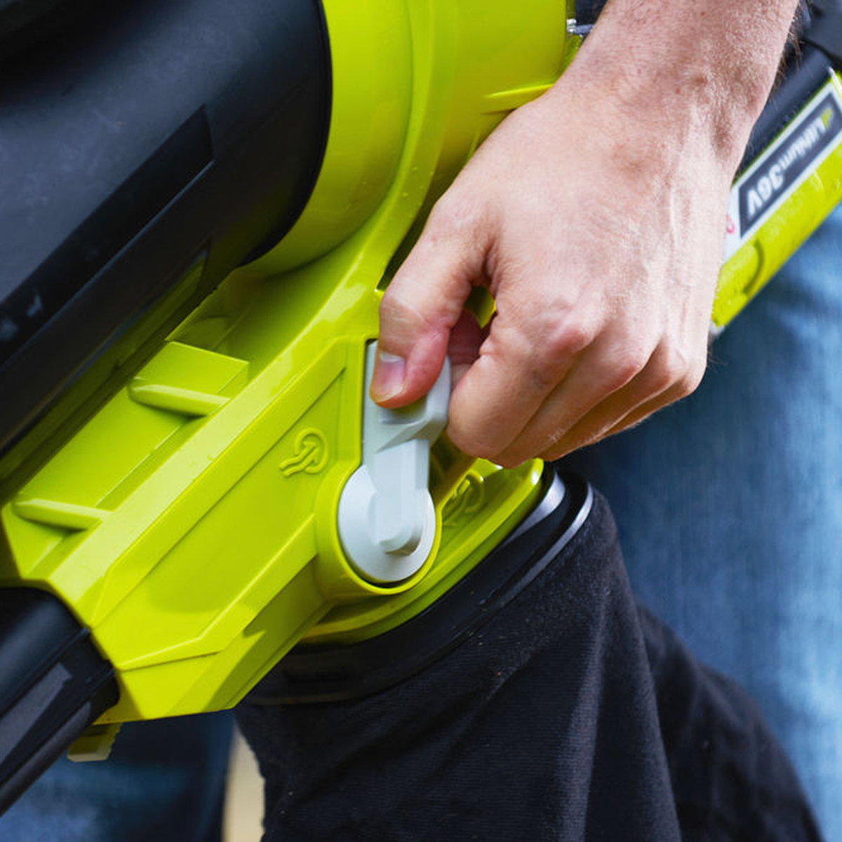 Ryobi Cordless Blower Vacuum - Tool Only - 36V - Mulching Function