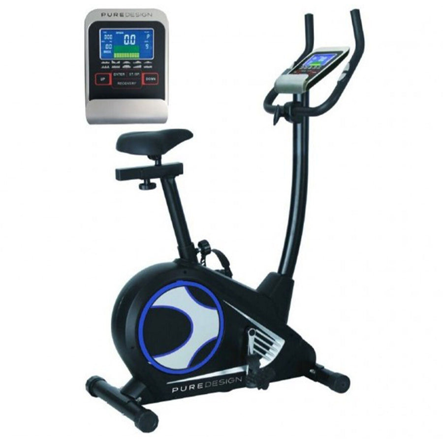 Pure Design Upright Bike - 5kg Flywheel, Backlit Display and Contact Heart Rate - PD-UB4