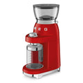 Smeg 50's retro style coffee grinder - red - 240g bean hopper - 50 grinding steps - CGF03RDAU