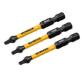 Dewalt Flextorq Screwdriver Bit 57mm SQ2 - 3 Pack - Impact Resistant - SuperSaverAU - view 2