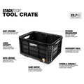 ToughBuilt StackTech Tool Crate with Auto-Locking Mechanism