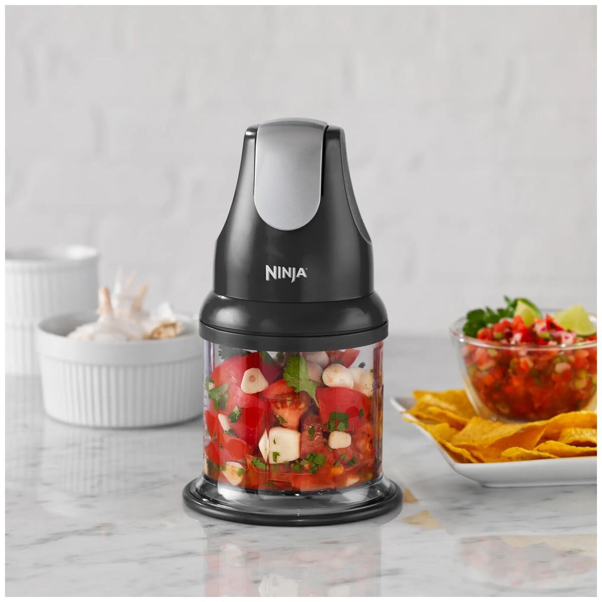 Ninja Professional Stackable Chopper - 200W Motor Pod - 475ml Cup - Black - NJ100
