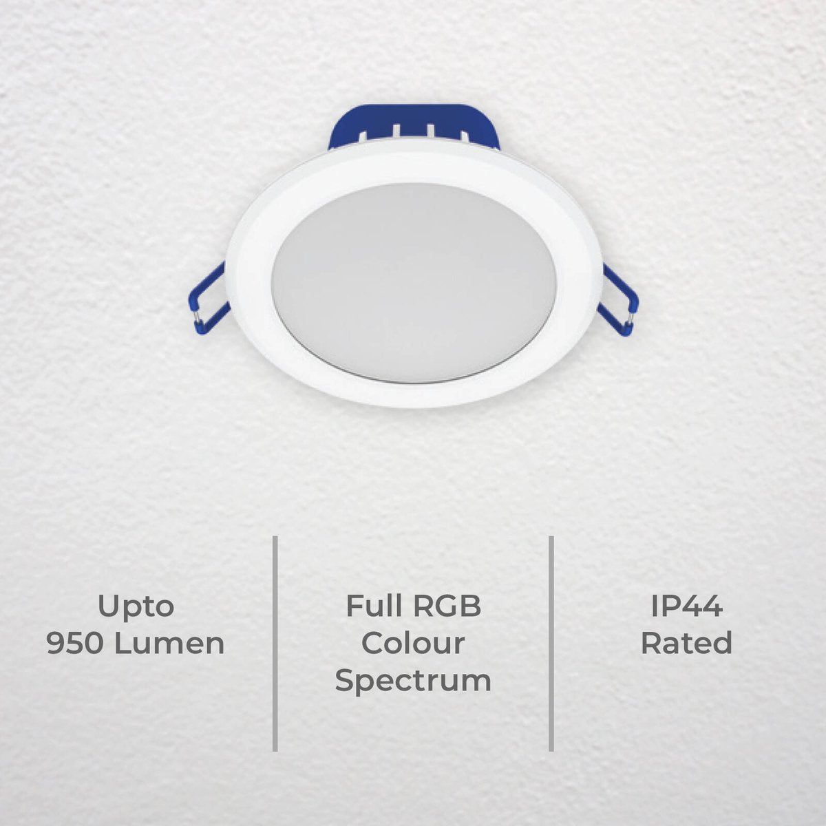 Deta 10W Smart LED Downlight 4 Pack - 950lm - RGB CCT - Indoor Use - SuperSaverAU - view 3