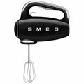 Smeg 50s Retro Style Hand Mixer - 250W, 9 Speeds Plus Turbo, Backlit LED Display, Black - HMF01BLAU