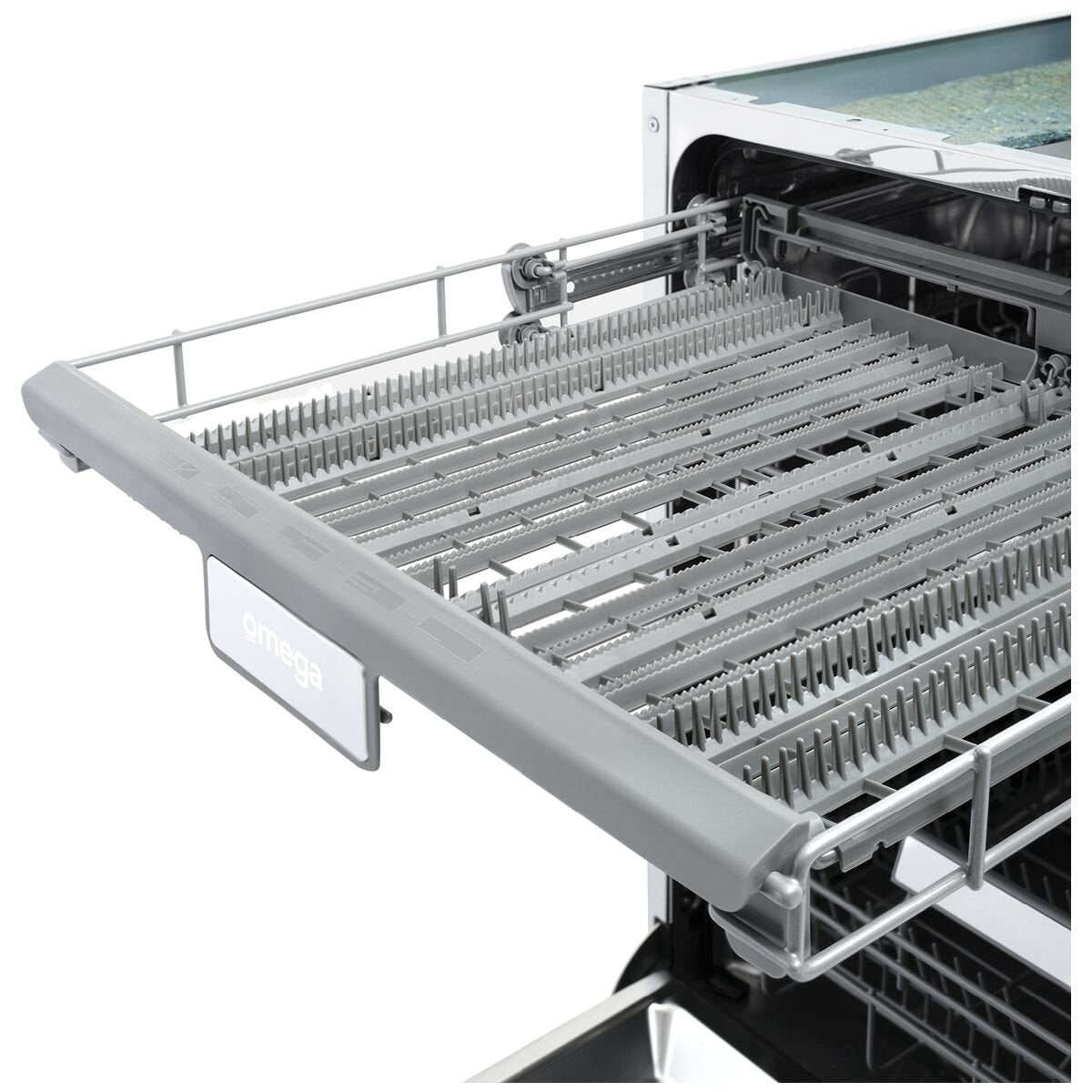 Omega 60cm Fully Integrated Dishwasher - 15 Place Settings, Auto Open Drying, Seven Programs - ODWIF6015