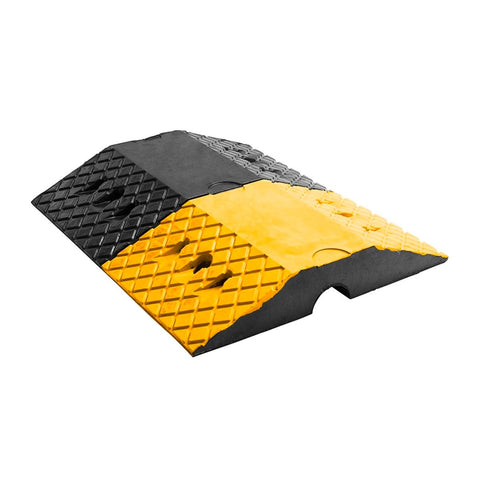 Sandleford Safety Speed Hump 500x410x70mm Black Yellow Cable Protector - SuperSaverAU - view 1