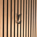 Mode Acoustic Panelling Hat Coat Hooks 2 Pack - 13mm x 97mm x 49mm - Black - Easy Installation - SuperSaverAU - view 2
