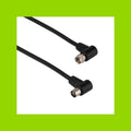 Antsig 2m Black Right Angled Coaxial Cable - RG6 - Shielded - 75 Ohm - SuperSaverAU - view 3