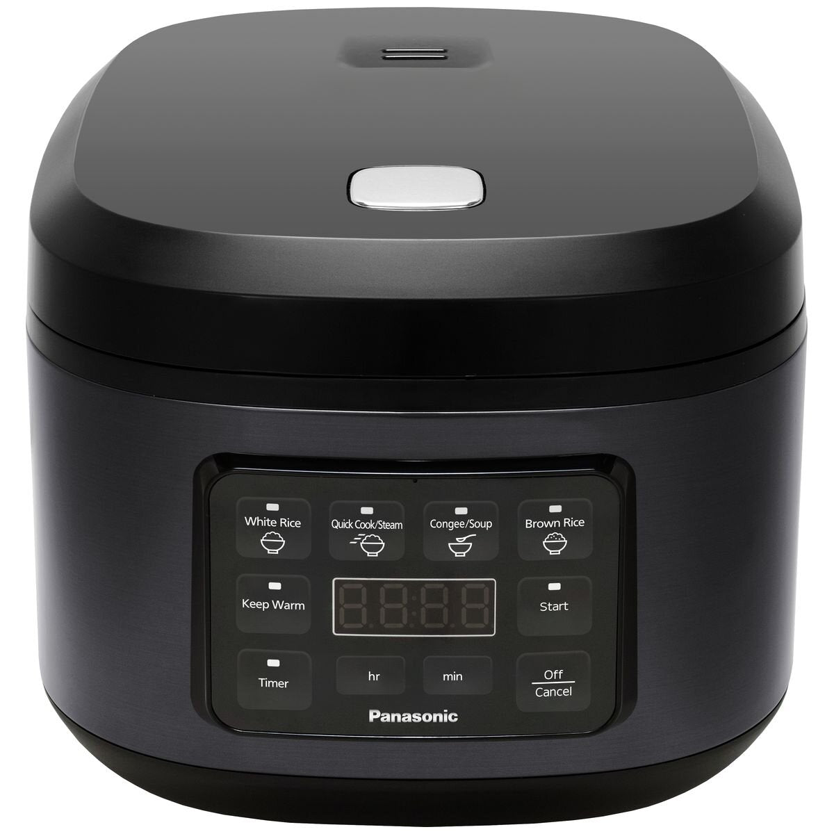 Panasonic 10-cup rice and multi cooker - Fuzzy Logic, Quick Cook function, black - SR-DA182KST