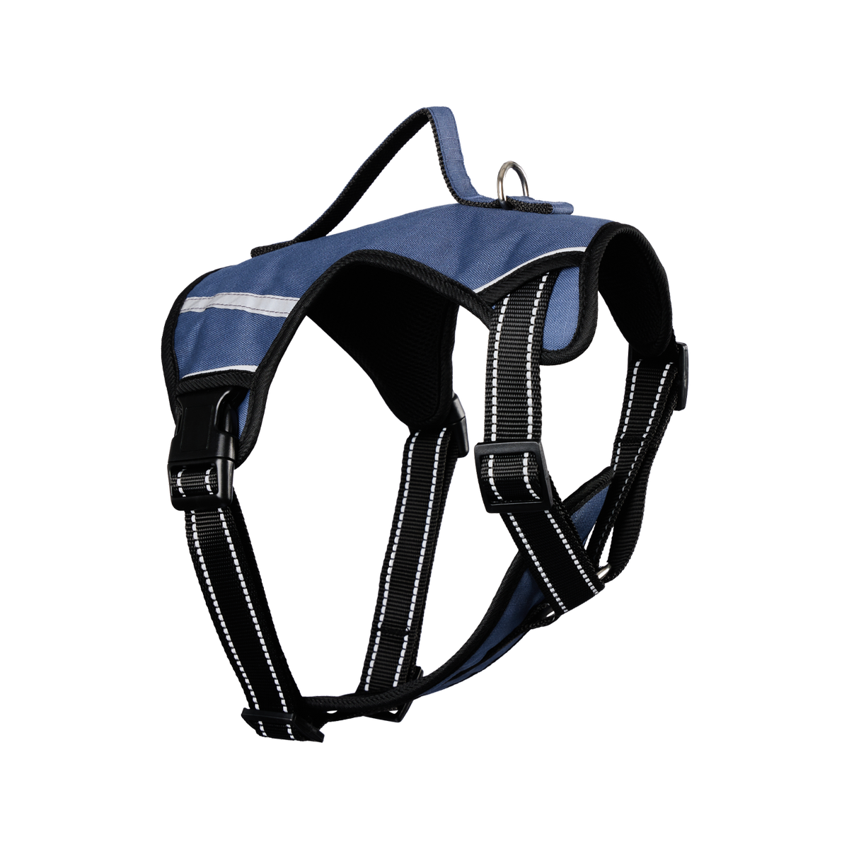 Happy Tails Large Explorer Dog Harness - Adjustable 69cm to 81cm - Reflective Stripes - Soft Grip Handle - Extra Thick Padding - SuperSaverAU - view 3