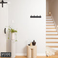 Mode Black Board Hat and Coat Rack 4 Hooks
