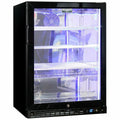Schmick 140L Glass Door Under Bench Bar Fridge - Matte Black, 9 Star, Triple Glazed - SK156R-B