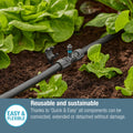 GARDENA 13mm Micro Irrigation T-Joint for Spray Nozzles - 5 Pack