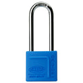 Lockwood 30mm Alloy Silicon Long Shackle Padlock - Brass, 50mm Clearance