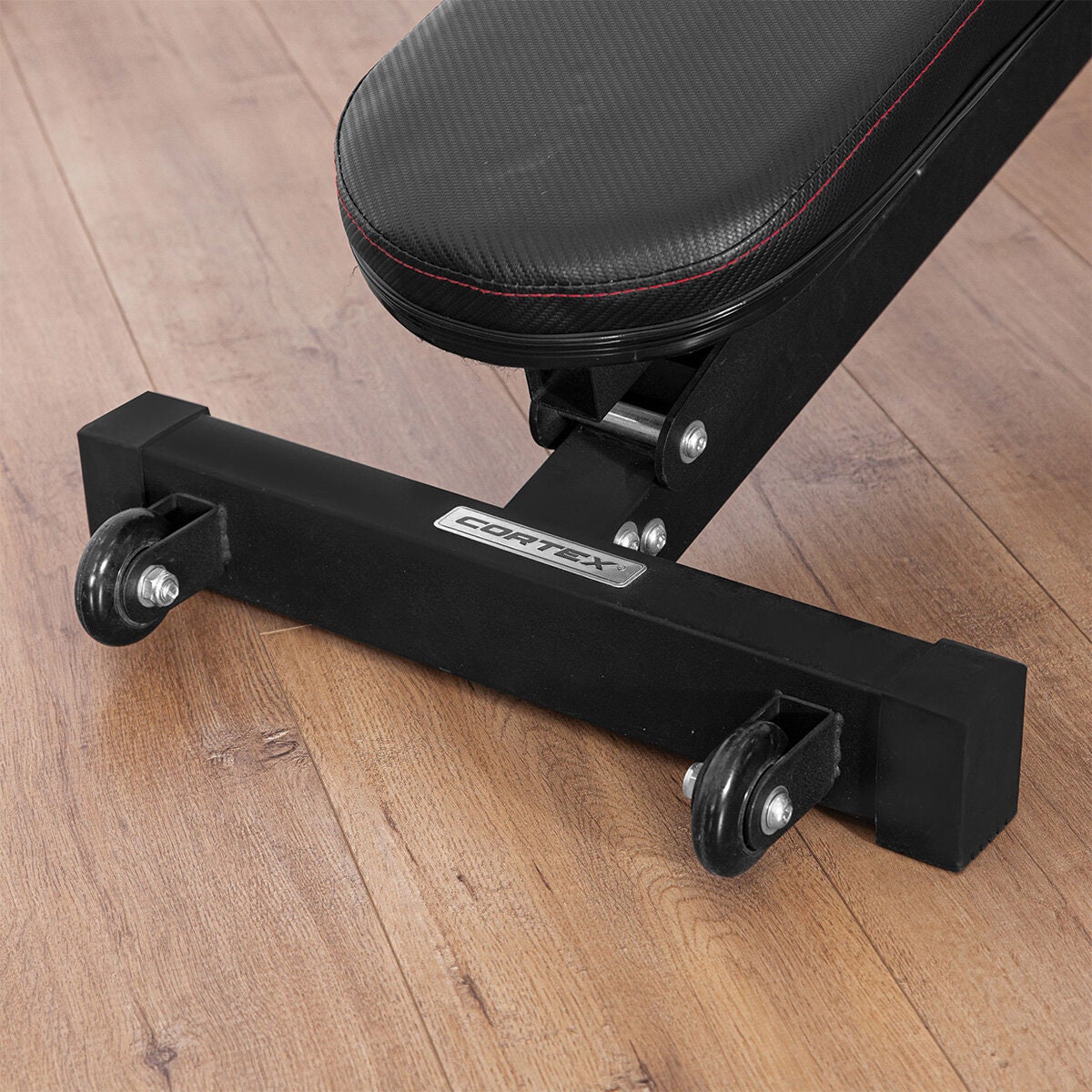 Cortex Exercise Bench Complete Set - Adjustable Angles, Chin-up and Dip Attachment, Black - BENCHBN6-SET