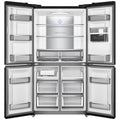 TCL 590L Quad Door Fridge - Black, Water Dispenser, Twist Ice Maker - TRF590QHB