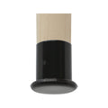 Surface Gard Black Round Plastic Chair Tips 9.5mm 4 Pack Easy Glide - SuperSaverAU - view 2