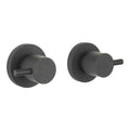 Mondella Resonance Matte Black 1/4 Turn Pin Lever Wall Top Assembly, 304 Stainless Steel