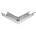 Fielders 115mm Zinc Quad Gutter External Mitre - Zinc - 400mm x 70mm - SuperSaverAU - view 2