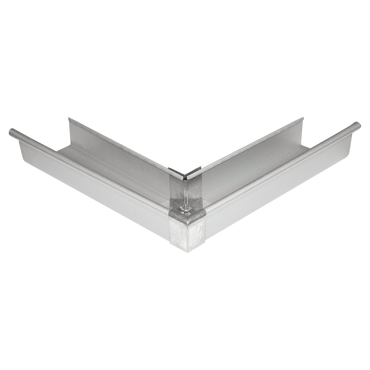 Fielders 115mm Zinc Quad Gutter External Mitre - Zinc - 400mm x 70mm - SuperSaverAU - view 2
