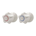 Shaw & Mason Ivory Wall Top Assembly with Handles, ABS Plastic